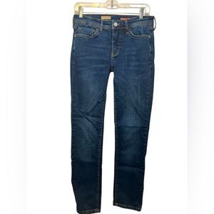 Pilcro Dark Blue Skinny Jeans, Size 26